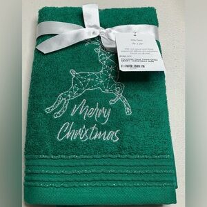 Kitchen Hand Towels Christmas MERRY CHRISTMAS Dish Towels Bar Towels 18” X 25”